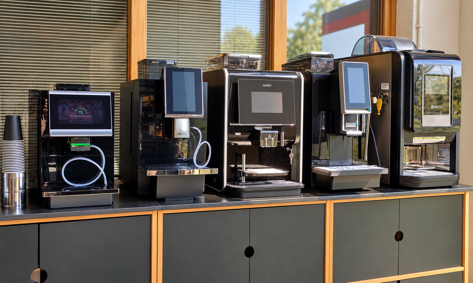 Sélection de machines à café professionnelles proposée par Cafés Leroy