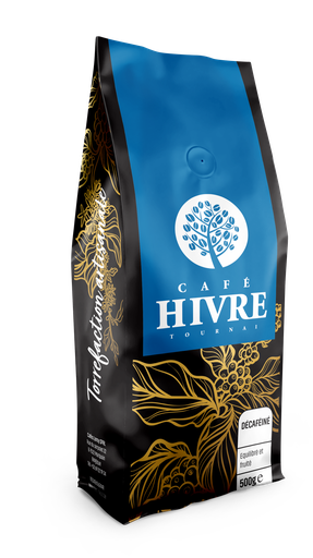 [19300 hdg] Hivre Disque Bleu Décaféiné Grain (500g)