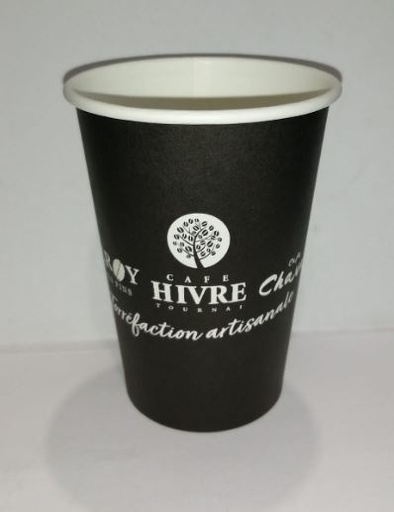 [992423] Carton de 20x50P Gobelets Carton PE 210ml Torréfaction artisanale Cafés Fins